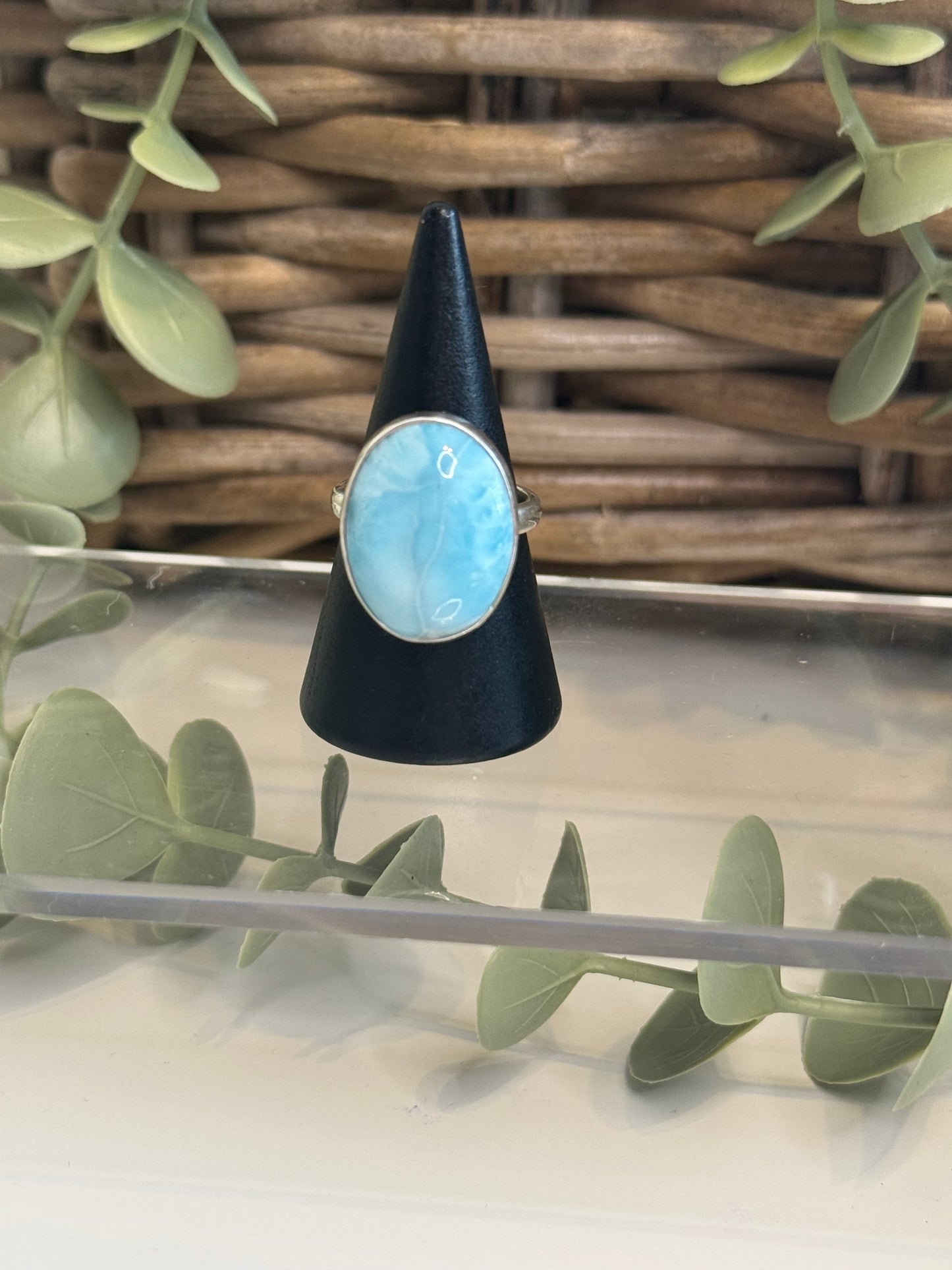 Larimar Ring (Oval)