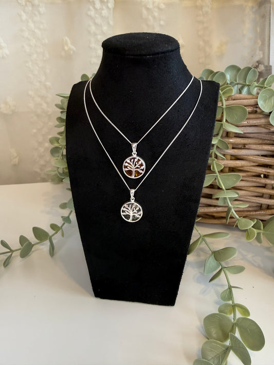 Baltic Amber Tree of Life Pendant