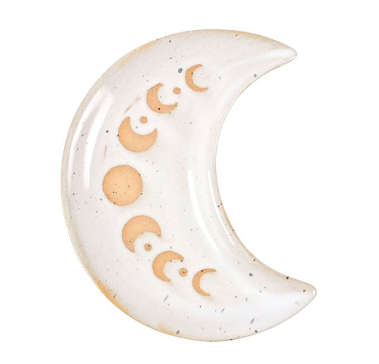 Moon Phase Ceramic Trinket Tray