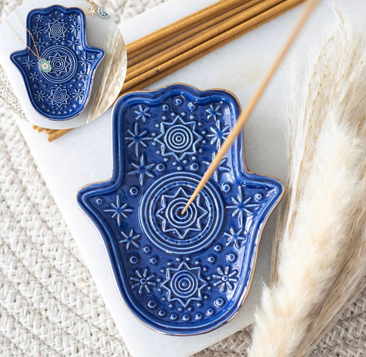 Hamsa Incense Holder